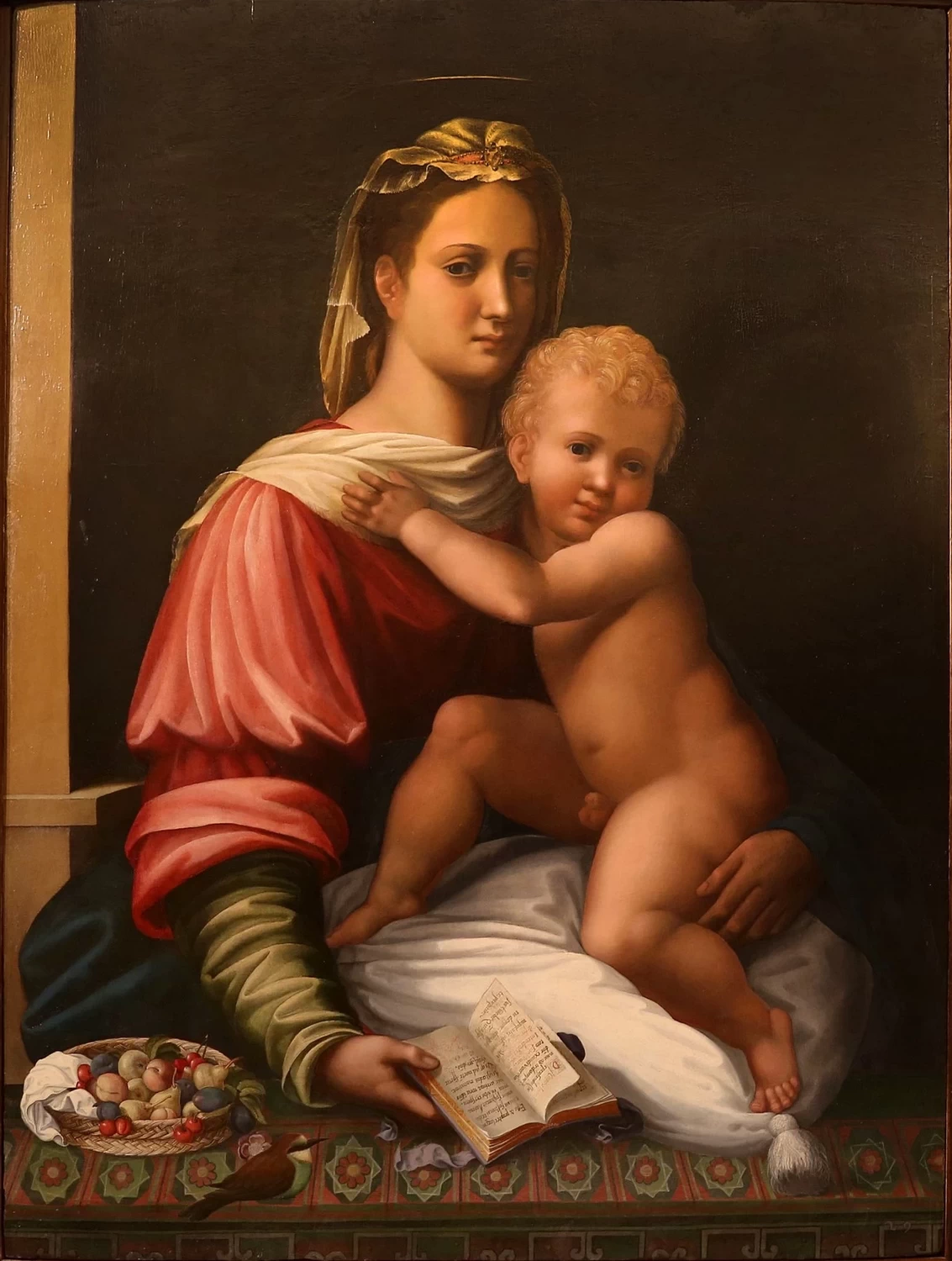 Perin del Vaga - 169, Madonna col Bambino, Galleria Borghese, Firenze